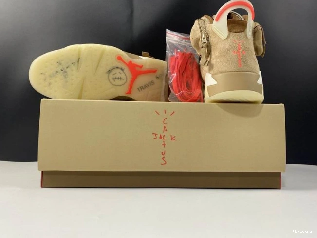 Reps TBkick Retro Khaki Travis Jordan Air Scott British DH0690-200 6 0807